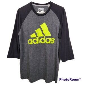 Adidas Mens The Go-To Performance Raglan Tee Size Large